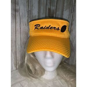 Raiders Yellow Mesh Sun Visor
